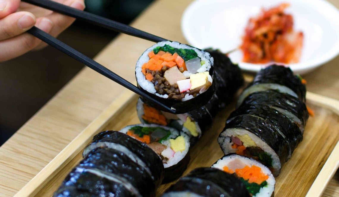 Gimbap : les makis coréens