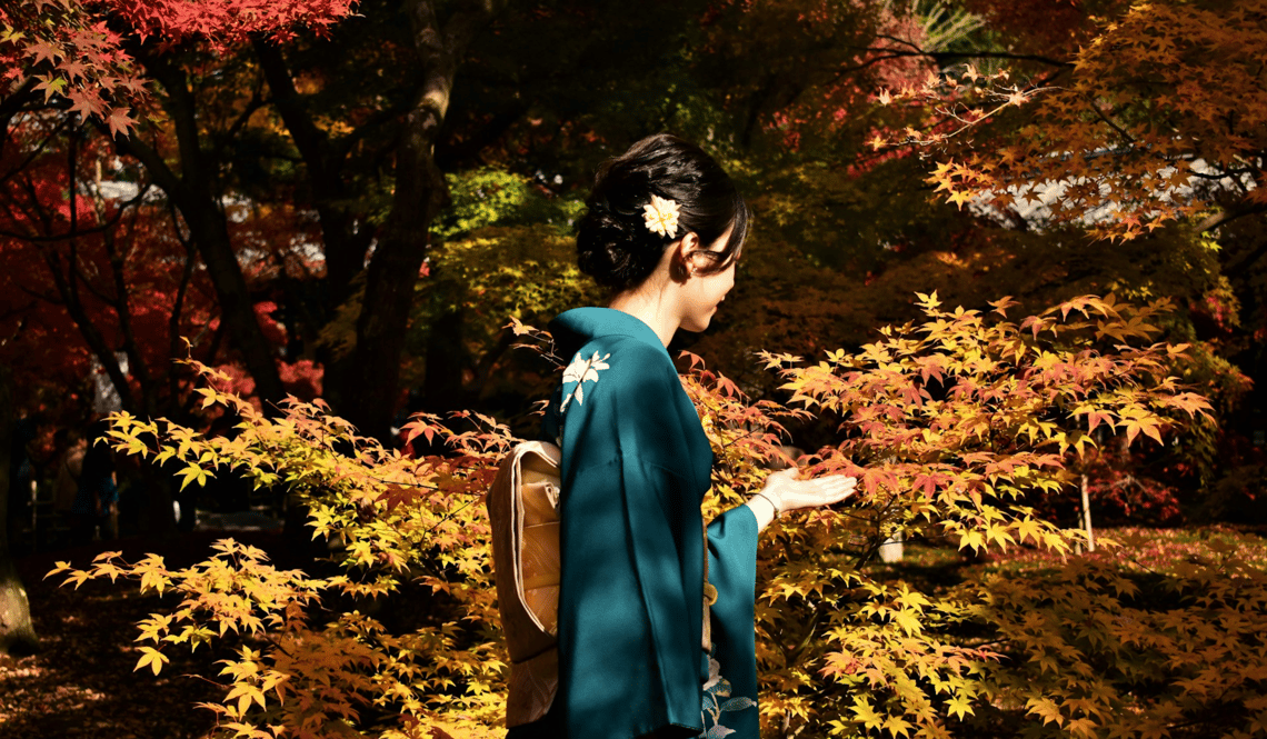 Femme en kimono-Osaka